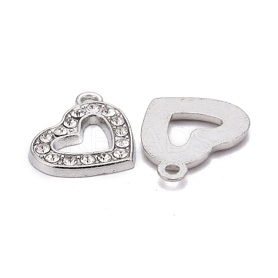 Valentine Day Ideas Alloy Rhinestone Pendants X-RSB210-2-1