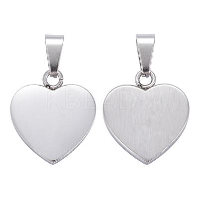 Tarnish Resistant Fashionable 304 Stainless Steel Stamping Blank Tag Pendants STAS-J002A-01-1
