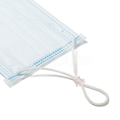 Star PVC Plastic Cord Lock for Mouth Cover LS-KY-D013-02G-1