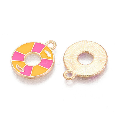 Alloy Enamel Pendants ENAM-T022-22-1