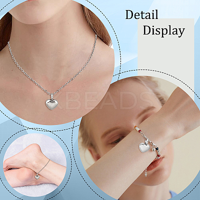 Stainless Steel Urn Ashes Necklace NJEW-CN0001-03P-1