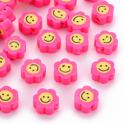 Handmade Polymer Clay Beads CLAY-N011-011D-1