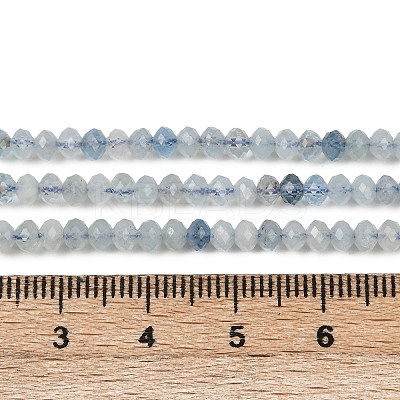 Natural Aquamarine Beads Strands G-L587-B02-01-A-1