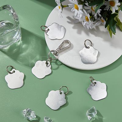 60Pcs 2 Style Aluminum Alloy Pendants ALUM-BC0001-63A-1