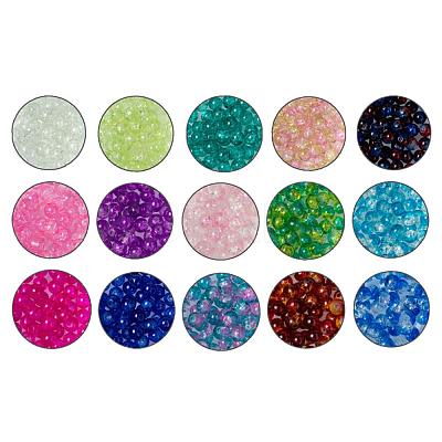 Spray Painted Crackle Glass Beads CCG-JQ0001-01-4mm-1