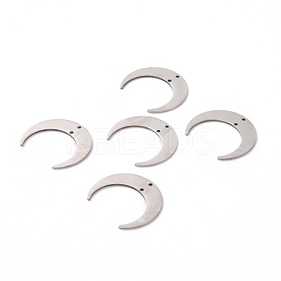 201 Stainless Steel 2-Loop Link Charms X-STAS-N090-LA039-P-1