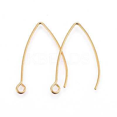 304 Stainless Steel Earring Hooks STAS-F191-02G-B-1