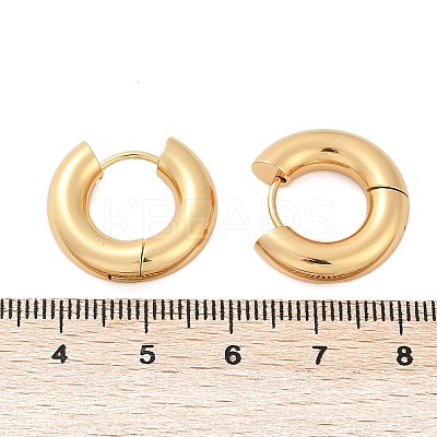 202 Stainless Steel Huggie Hoop Earrings X-EJEW-O087-08C-G-1