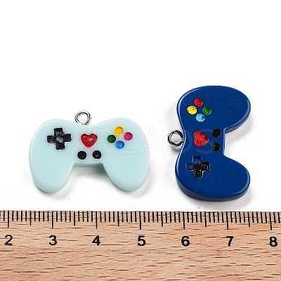 Opaque Resin Pendants RESI-G101-05-1