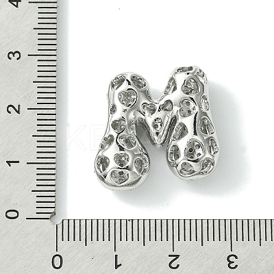 Rack Plating Brass Cubic Zirconia Pendants KK-S378-02P-M-1