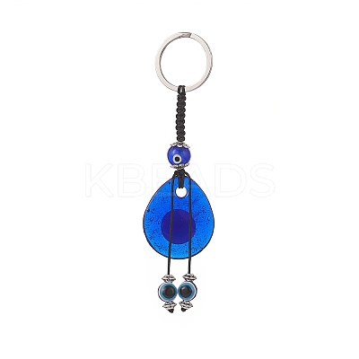 Handmade Lampwork Pendant Keychain KEYC-JKC00450-1