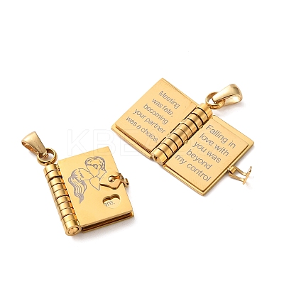 304 Stainless Steel Pendants SA-CBA694E-01G-02-1