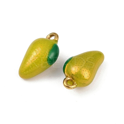 304 Stainless Steel Enamel Pendants STAS-Z140-05G-03-1