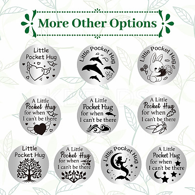 1Pc 201 Stainless Steel Commemorative Coin AJEW-CN0003-17E-1