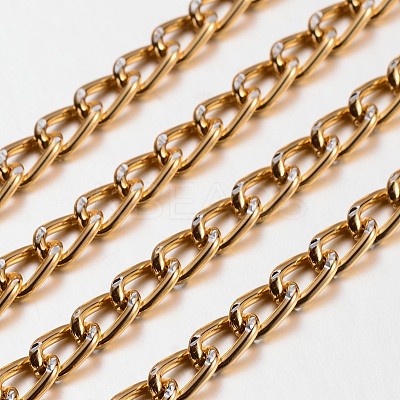 Aluminium Twisted Chains Curb Chains X-CHWF001Y-29-1