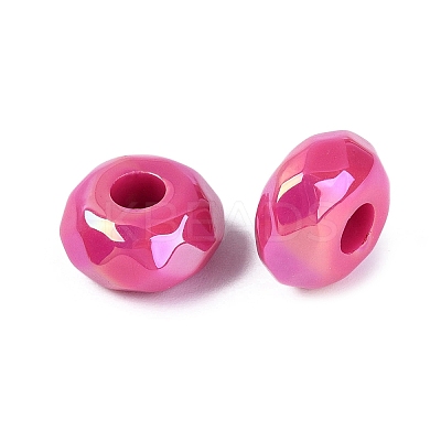 Opaque Acrylic European Beads OACR-E033-23I-1
