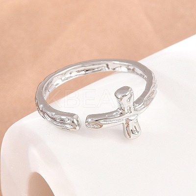 Brass Cuff Open Rings KK-Z165-02P-1