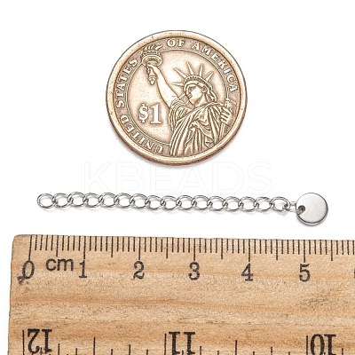 Tarnish Resistant 304 Stainless Steel Chain Extender X-STAS-E104-41G-1