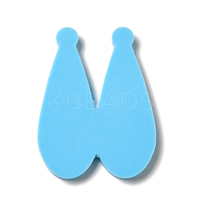 DIY Teardrop with Spakling Star Pendant Silicone Molds DIY-I099-04-1