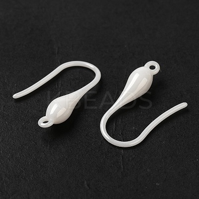Hypoallergenic Bioceramics Zirconia Ceramic Ear Hooks EJEW-F340-11-1