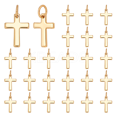 20Pcs Brass Pendants ZIRC-ME0003-73-1