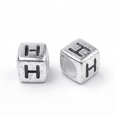 Plated Acrylic Beads PB43C9308-H-1