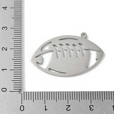 304 Stainless Steel Pendants STAS-E501-10P-1