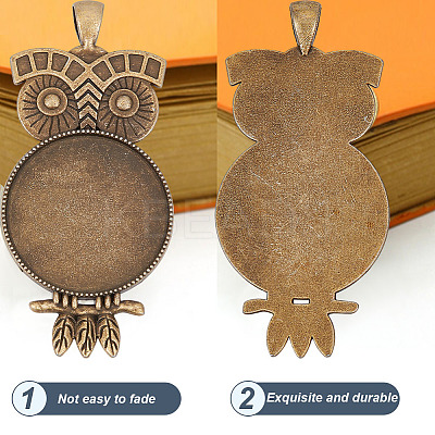 DIY DIY Blank Pendant Making Kit DIY-GO0001-42-1