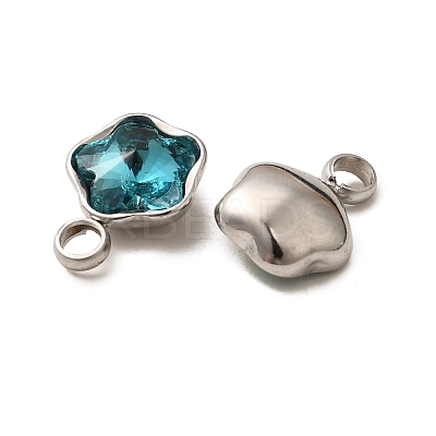 304 Stainless Steel Pendants STAS-Q346-02P-1