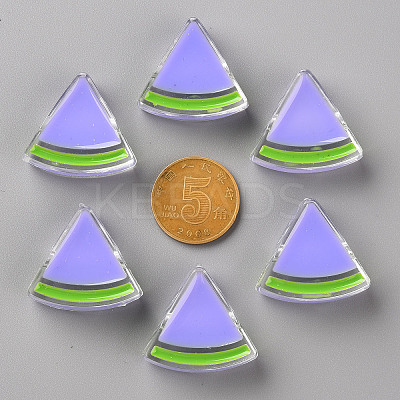 Transparent Enamel Acrylic Beads LS-TACR-S155-001J-1