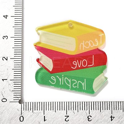 Teachers' Day Resin Pendants RESI-M037-04B-1