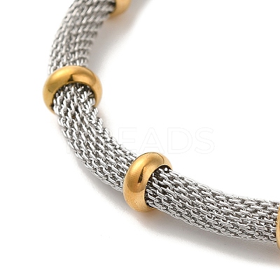 304 Stainless Steel Bracelets BJEW-C078-04GP-1