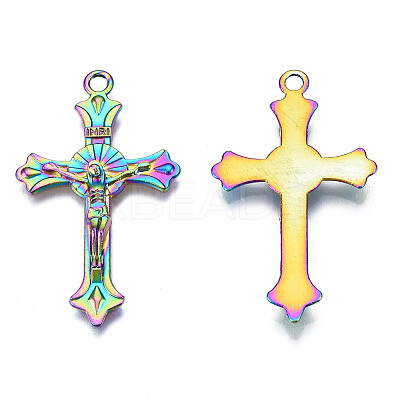 Rainbow Color Alloy Pendants PALLOY-N156-147-NR-1