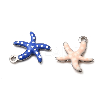 304 Stainless Steel Enamel Charms LS-STAS-Q363-14I-P-1