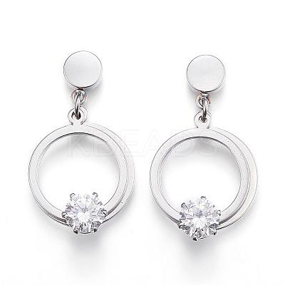 304 Stainless Steel Earlobe Plugs EJEW-K043-10P-1
