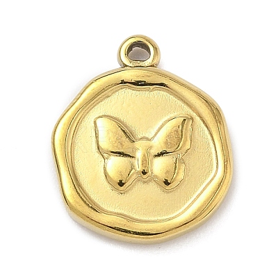 304 Stainless Steel Pendants STAS-K291-12G-03-1