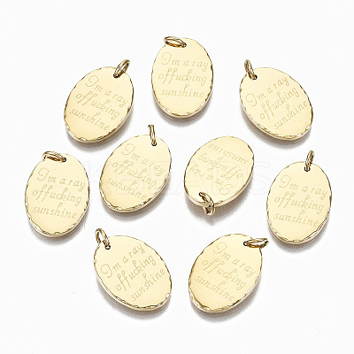 304 Stainless Steel Pendants X-STAS-S116-026G-1