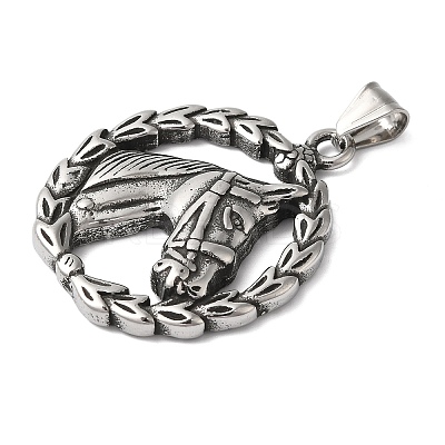 304 Stainless Steel Pendants STAS-Z067-01P-1