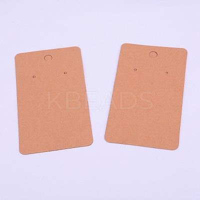kraft Paper Earring Card Holder for Earring Display LS-DIY-WH0167-83A-1