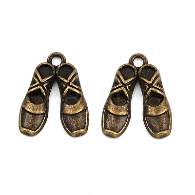 Tibetan Style Alloy Pendants TIBE-B003-13AB-1