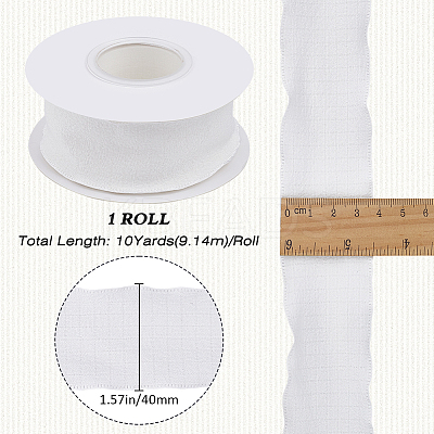 Polyester Ruffled Ribbon for Sewing Decoration OCOR-WH20007-02D-1