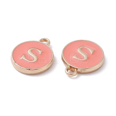 (Defective Closeout Sale Border damaged) Golden Plated Alloy Enamel Charms LS-ENAM-XCP0001-20S-1