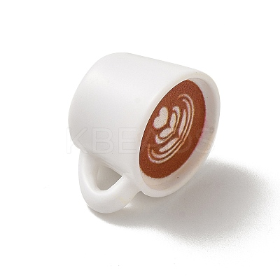 Opaque Resin Drink Pendants X-FIND-Z043-02D-1