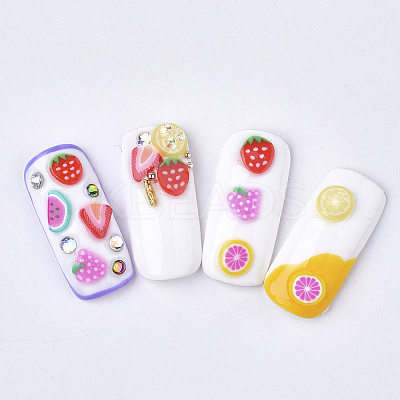 Handmade Polymer Clay Nail Art Decoration MRMJ-S018-001D-1