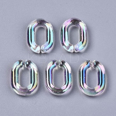 Transparent Acrylic Linkings Rings PACR-N010-030B-01-1