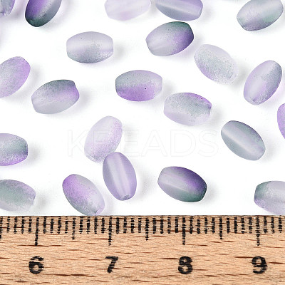 Frosted Glass Seed Beads SEED-N008-05I-1