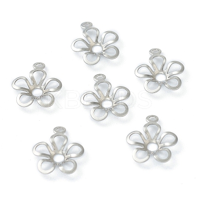 Non-Tarnish 304 Stainless Steel Pendant Open Back Bezel Cabochon Settings STAS-H149-35P-1
