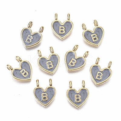 Alloy Enamel Charms X-ENAM-T012-02B-RS-1