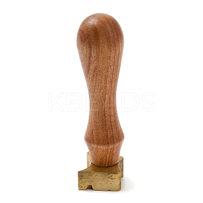 (Defective Closeout Sale: Oxidized)Wood Wax Seal Handles STAM-XCP0001-03LG-1