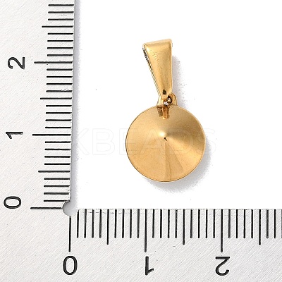 PVD Vacuum Plating 304 Stainless Steel Pendants STAS-C107-04G-06-1